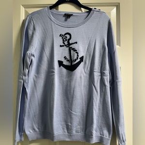 Talbots anchor sweater